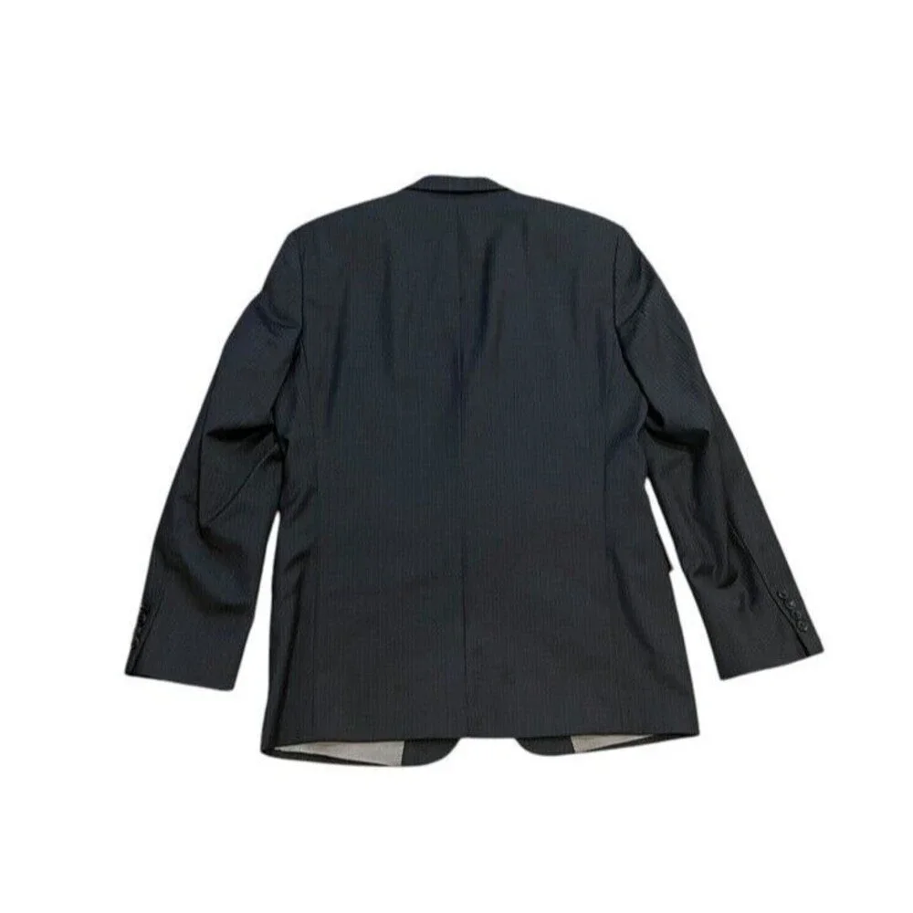 Hugo BOSS Rossellini Cinema Pinstripe Three Button Wool Sport Coat Mens Size 38R